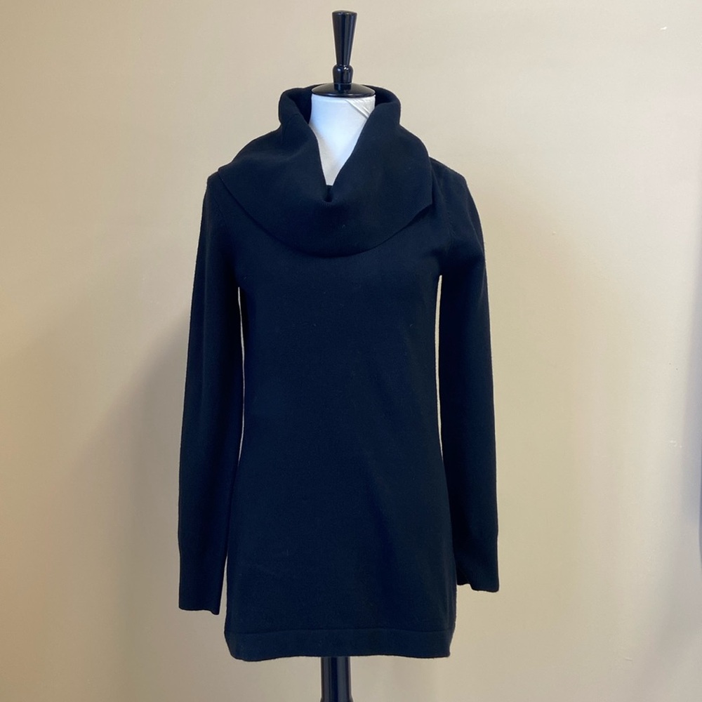 Cozy up in this chic and comfy French Connection cowl neck sweater!